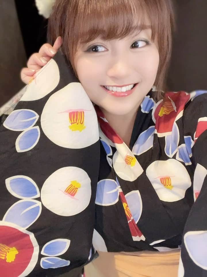 のインスタグラム：「夏だね〜〜〜👘♡」