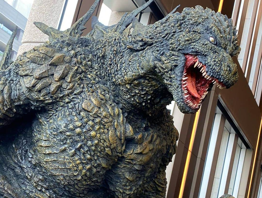 ぎわちん。のインスタグラム：「これが最新のゴジラだ。 #ゴジラ #godzilla #山崎ゴジラ #ゴジラマイナスワン #godzillaminusone  #マイゴジ #山崎貴 #tohoシネマズ #ぎわちん」