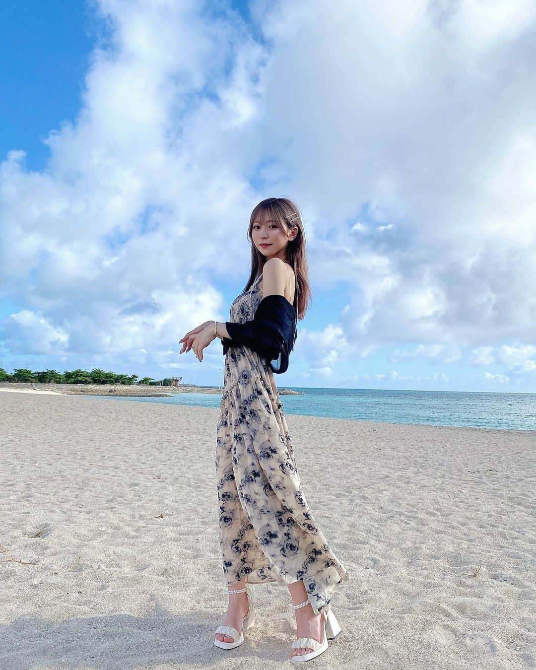 美南れなのインスタグラム：「海好き〜🫶🏻🫶🏻🫶🏻」