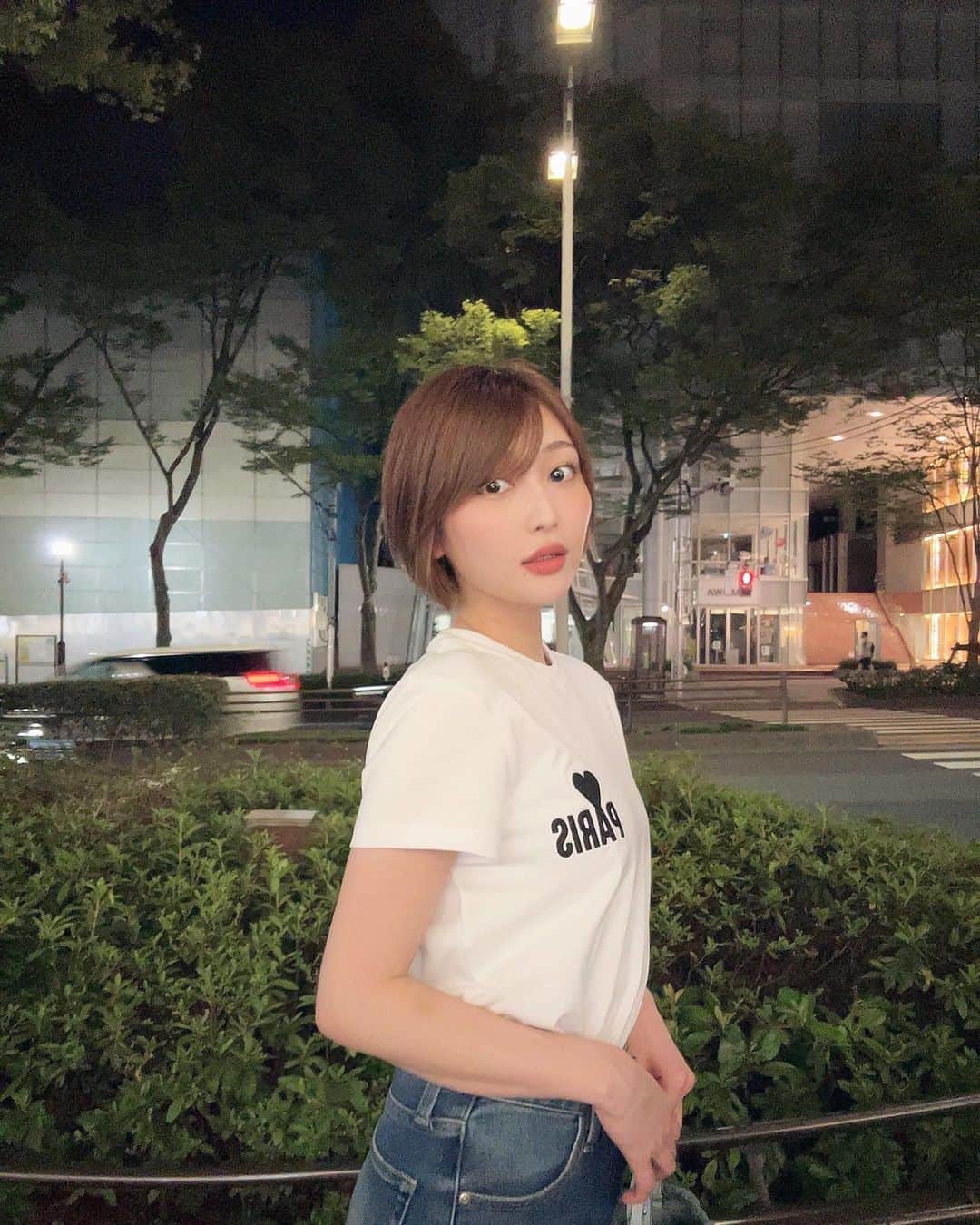 のインスタグラム：「@amiparis のTシャツお気に入り🤍」