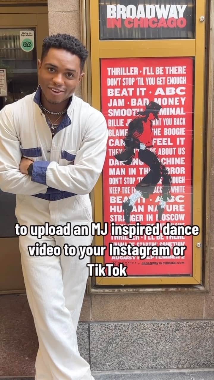 マイケル・ジャクソンのインスタグラム：「Have you heard about the @mjthemusical X American Airlines sweepstakes? You still have time to enter before it ends tomorrow, July 16, at 11:59PM ET. Hit the link in stories for rules/regulations. Good luck to all who enter!」
