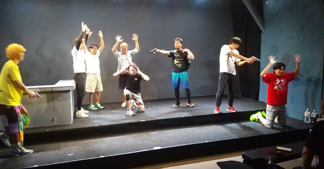松谷優輝のインスタグラム：「ショーGEKI夏祭り公演  ダンパチの初日も終え、全3チームの初日無事迎えることができました  #ショーgeki  #ショーゲキ  #ダンパチ  #男zero  #あなだれ  #舞台」