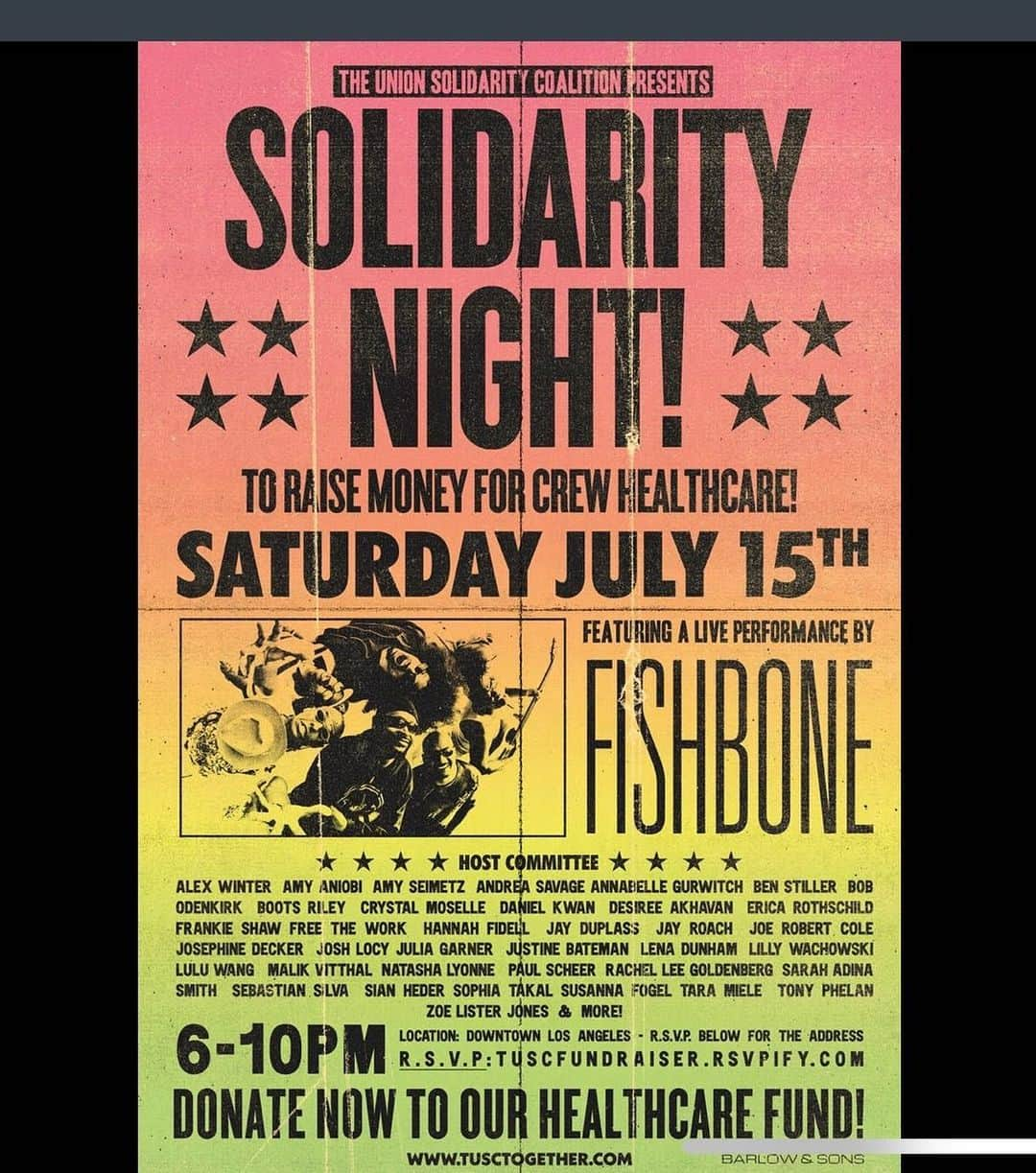 マック・ブラントのインスタグラム：「Let’s raise some money!! A lot of people have asked how they can help. While SAG AND WGA strike there’s a lot of people in the industry that don’t have labor backing. This is a great foundation that’s raising money to help people keep they’re healthcare.」