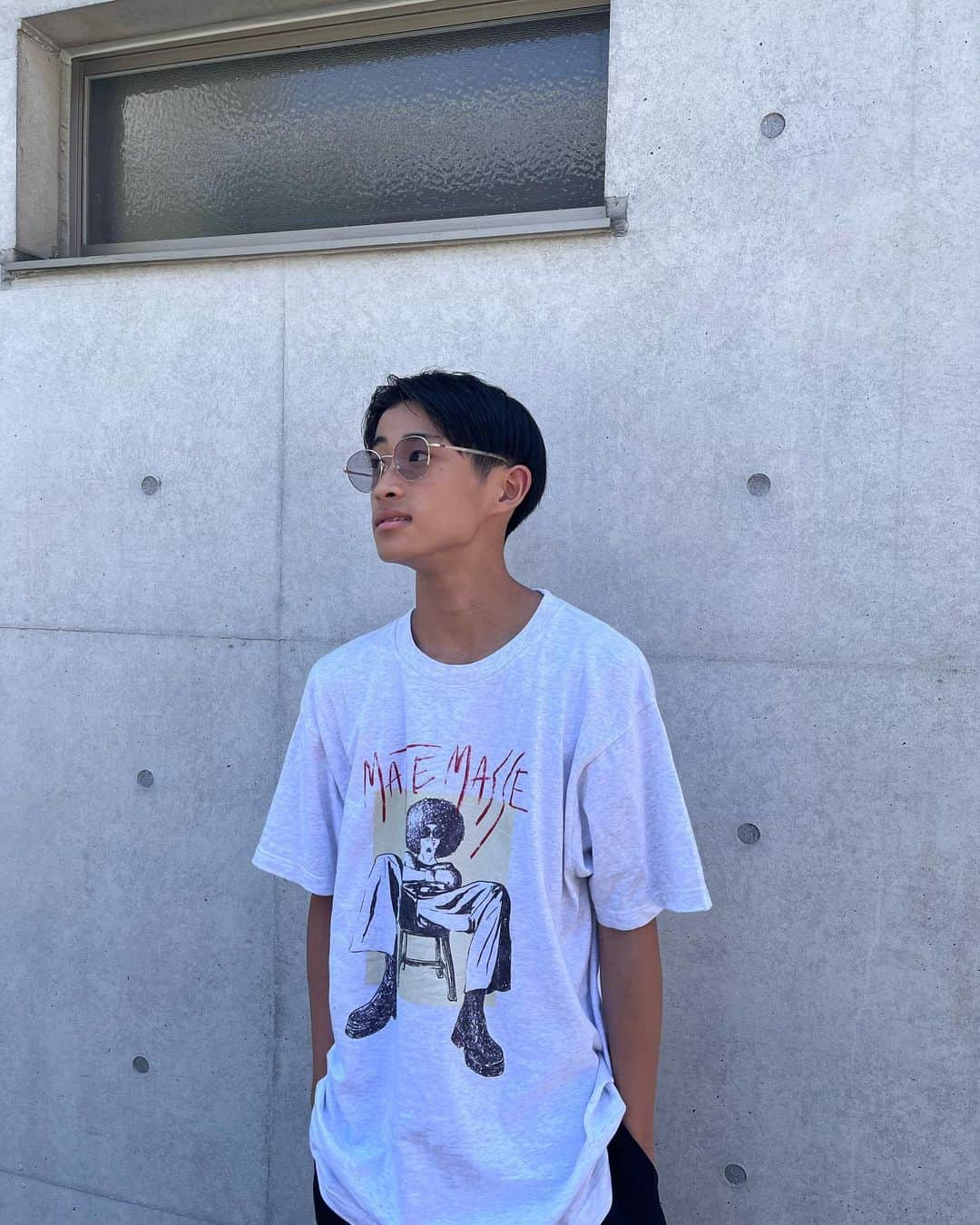 神田聖さんのインスタグラム写真 - (神田聖Instagram)「@takeshi_shya7 お手製のMATTE MASSE Tシャツ着て 久しぶりに姉とお出かけしました🥪  最近暑すぎる！！！！」7月16日 15時00分 - hiziri0323