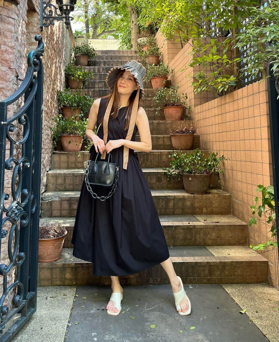 森田紗英さんのインスタグラム写真 - (森田紗英Instagram)「_ Today's code☀️ _ _ _ #真夏 #summer #ローナマーレイ #todaysoutfit #outfit #コーデ」7月16日 15時57分 - moricoff