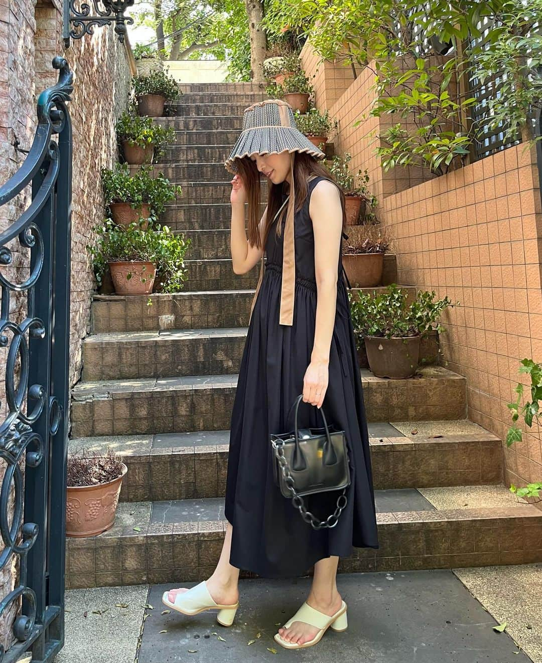 森田紗英さんのインスタグラム写真 - (森田紗英Instagram)「_ Today's code☀️ _ _ _ #真夏 #summer #ローナマーレイ #todaysoutfit #outfit #コーデ」7月16日 15時57分 - moricoff