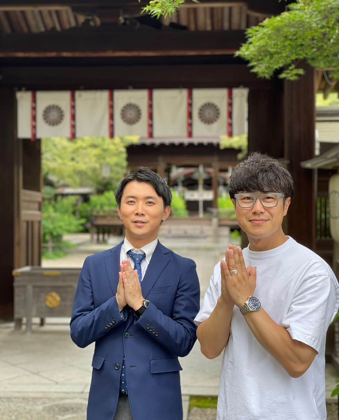 山本隆弥のインスタグラム：「･･･ 神社ソムリエの佐々木優太さん！ten.初登場！ 全国1万社を巡った佐々木さんだからこそ知る 関西おすすめの神社や 正しい参拝方法もお伝えしますよ！ 道の駅マニアの平賀由希子さんとの第二弾ロケもOA。  17日月曜日のかんさい情報ネットten.2部で！  #佐々木優太 #平賀由希子 #神社 #道の駅  #ten #ytv」