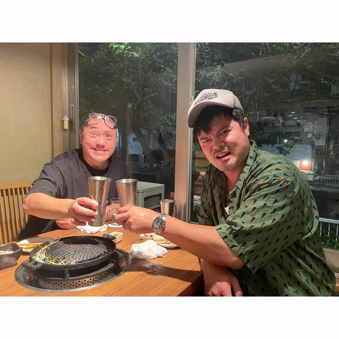 佐田正樹さんのインスタグラム写真 - (佐田正樹Instagram)「昨夜は山さんとサシ飲み！ 楽しおもしろ飲みでした。 ごちそうさまでした！  #成吉思汗ふじや #ジンギスカン」7月16日 15時55分 - satakisama