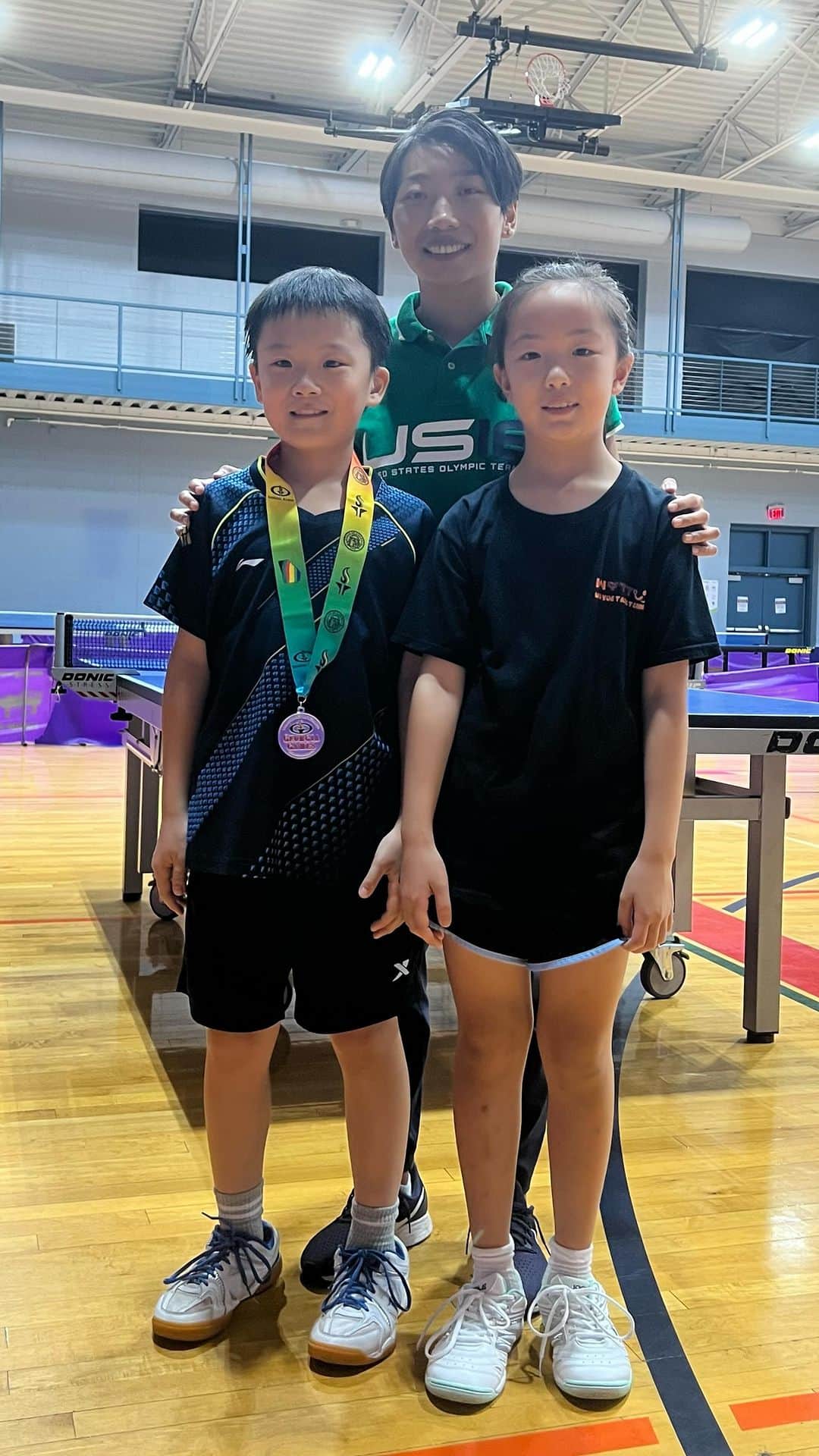 WU Yueのインスタグラム：「🔥Congratulations to our WYTT student Irving Zhan got U10 silver medal 🥈 at Georgia Games today 👏it’s only 9️⃣months since Irving join WYTT, he wont get here without hard working , long hours practice ! Excellent job 👍  #tabletennis #tabletennistraining #tabletenniscoach #tabletennis🏓 #atlantatabletennis #atlantakids」