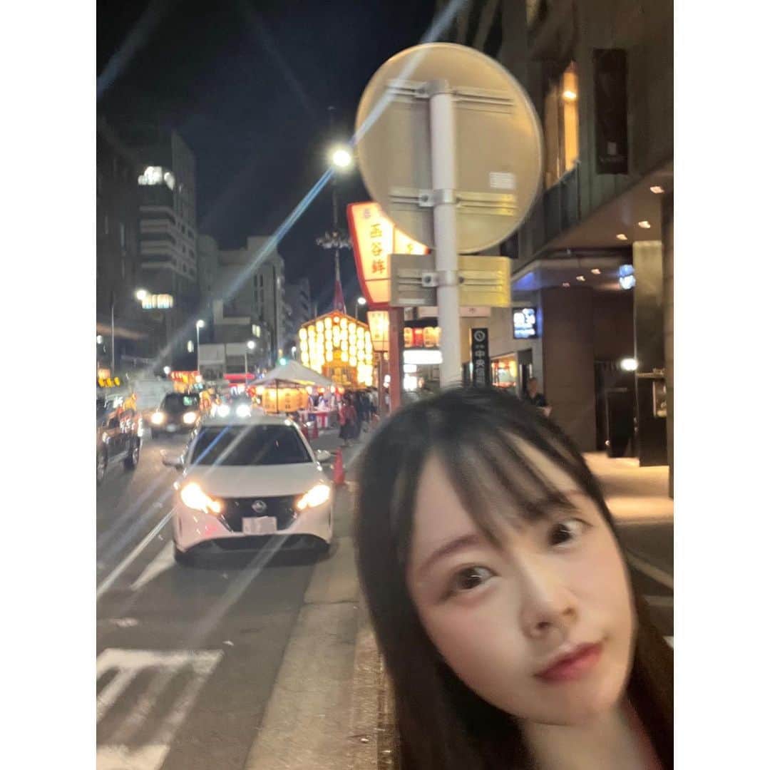 小泉みゆきのインスタグラム：「投稿追っついてないけど宵々山前になんとか京都着のワシ #祇園祭」