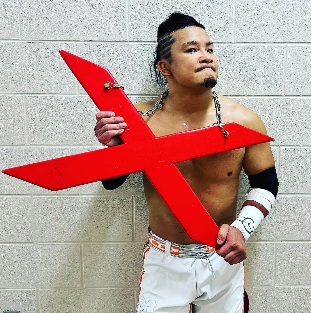 KUSHIDAのインスタグラム：「❌ I got it ❌ @impactwrestling」