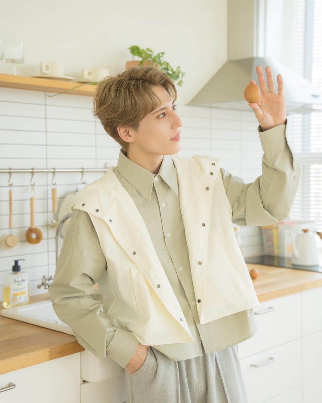 のインスタグラム：「🥚＼(^-^ )」