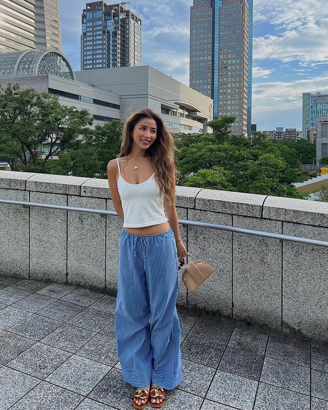 MIYAのインスタグラム：「Saturday look 🪐  #ootd #summer」