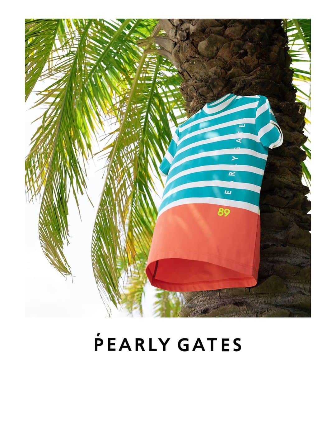のインスタグラム：「It sets the mood for summer rounds.  #pearlygates#summercollection#golf #golffashion#golfstyle#summeraccessories#summer23#パーリーゲイツ#ゴルフ#ゴルフウェア#ゴルフファッション」