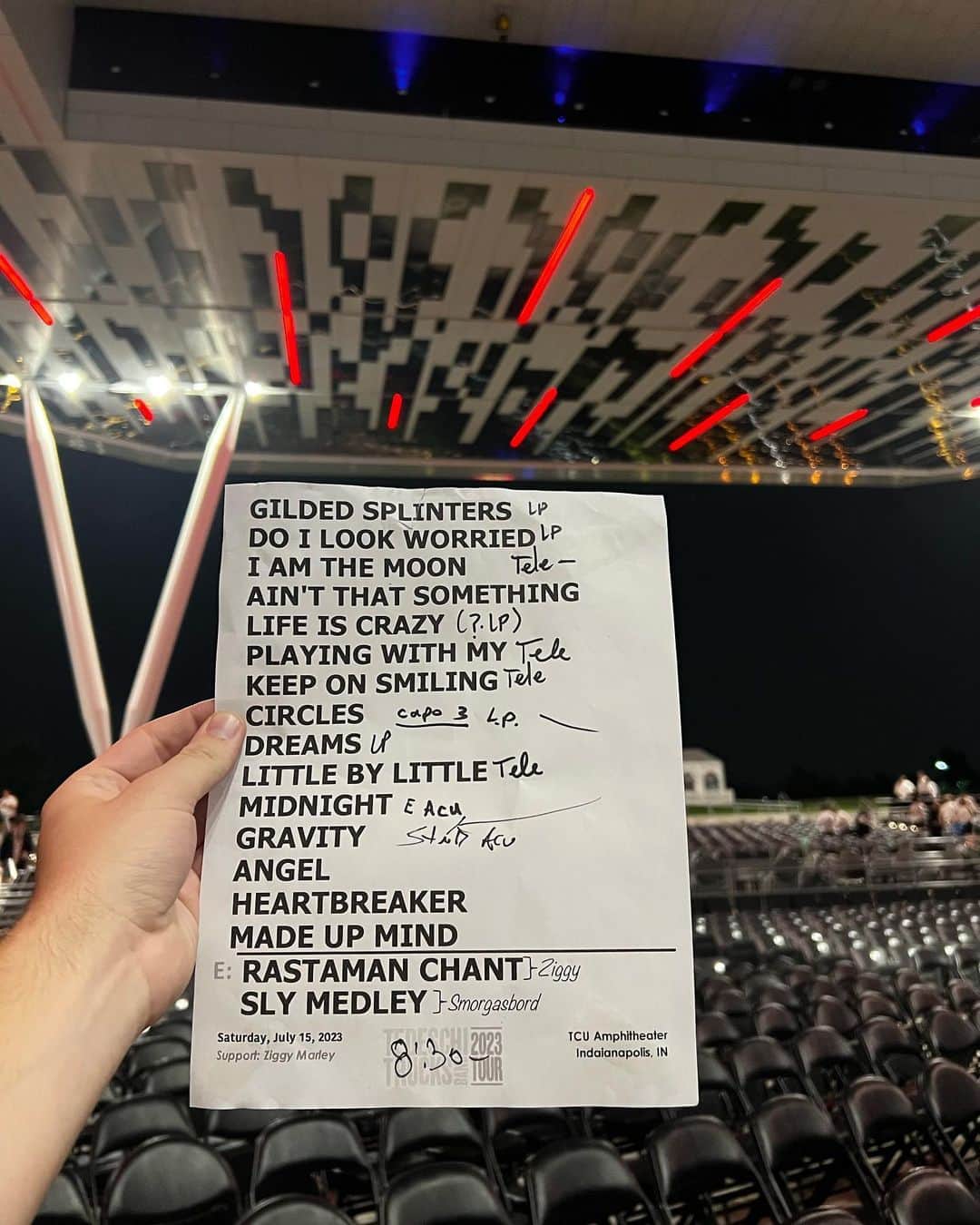 テデスキ・トラックス・バンドのインスタグラム：「Indianapolis, IN 07.15.23」