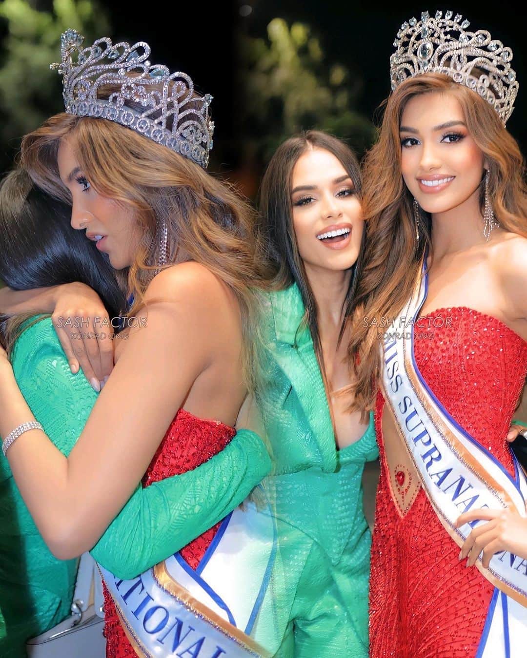 Fabi Martinezのインスタグラム：「Supra Sisters Miss Ecuador @andreaaguilerapa & Miss Paraguay @fabimartinezoficial   📸 @konradongphotography  #MissEcuador #MissParaguay  #MissSupranational2023  #SashFactorInternational」