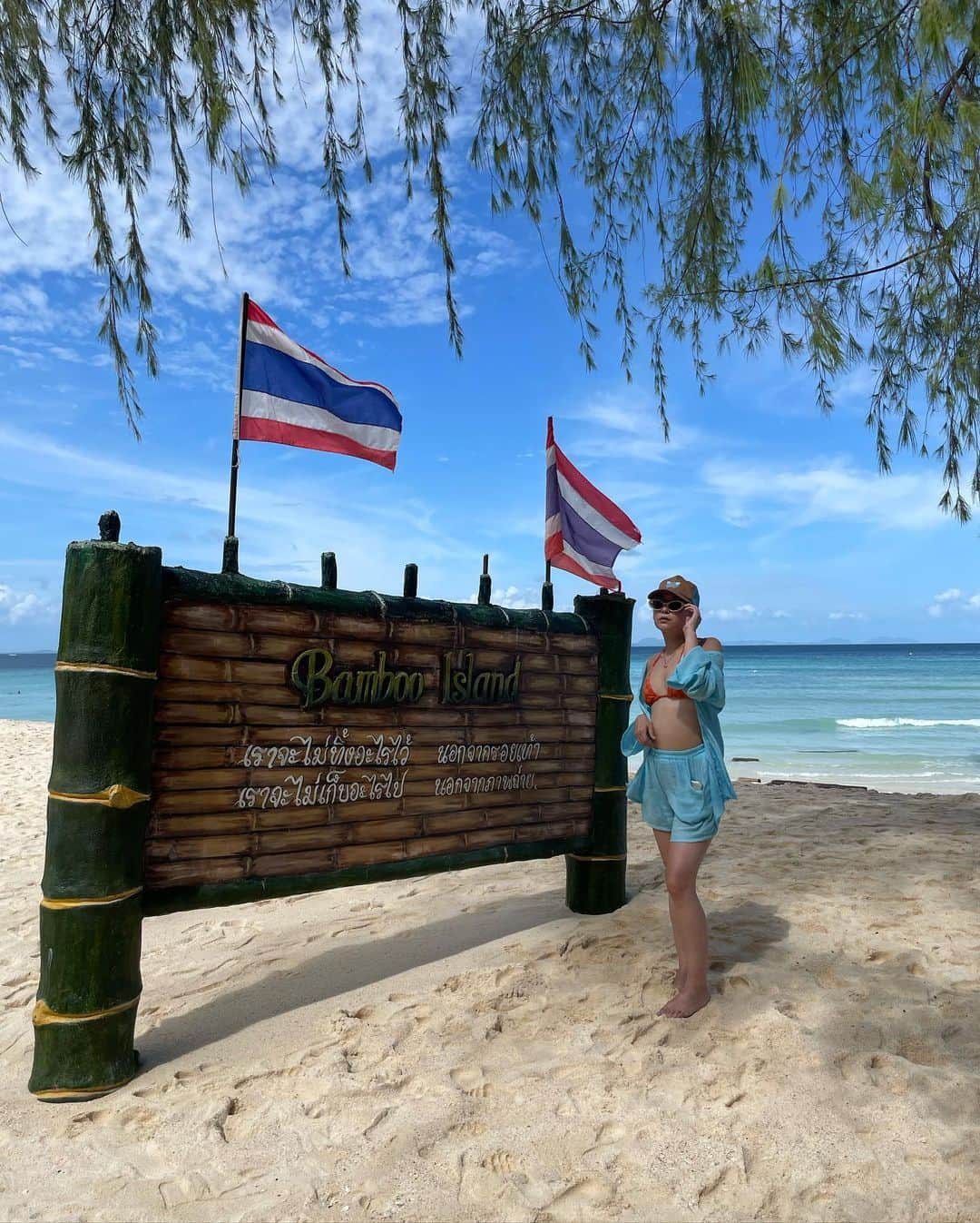 高槻かなこさんのインスタグラム写真 - (高槻かなこInstagram)「phiphi 🥹🌊🏝️  #thailand #phiphiisland  #bambooisland」7月16日 14時25分 - kanako.tktk