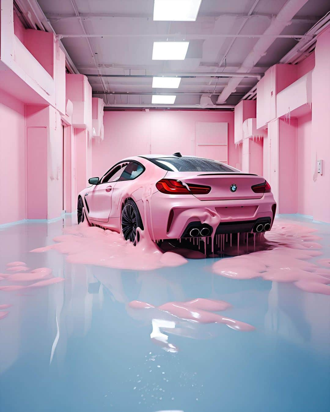 BMWさんのインスタグラム写真 - (BMWInstagram)「Melting hearts 🍦 #icecreamday  🖌️ by @saint.fake 🔥  Created using AI. #BMWAI   The BMW M8 Coupé & the BMW M6 Coupé.  #THEM8 #BMW #THEM6  __ BMW M8 Coupé: Combined fuel consumption: 11.4–11.0 l/100 km. Combined CO2 emissions: 260–251 g/km. All data according to WLTP. Further info: www.bmw.com/disclaimer」7月17日 0時51分 - bmw