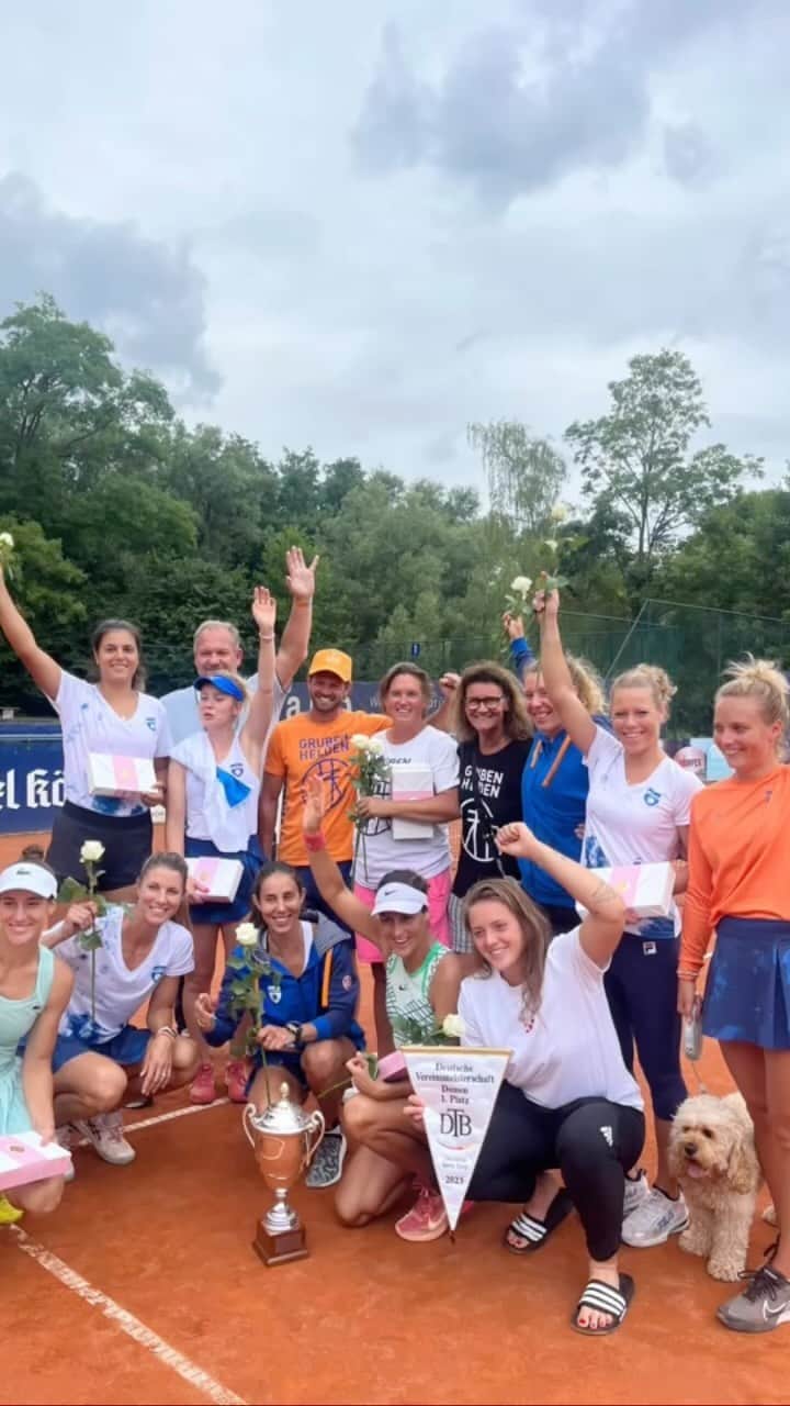 マンデイ・ミネラのインスタグラム：「Zum dritten Mal hintereinander Deutscher Meister!! 🥳🥳🥳🏆🏆🏆🥇🥇🥇Danke @tc.bredeney, was für ein Team!」