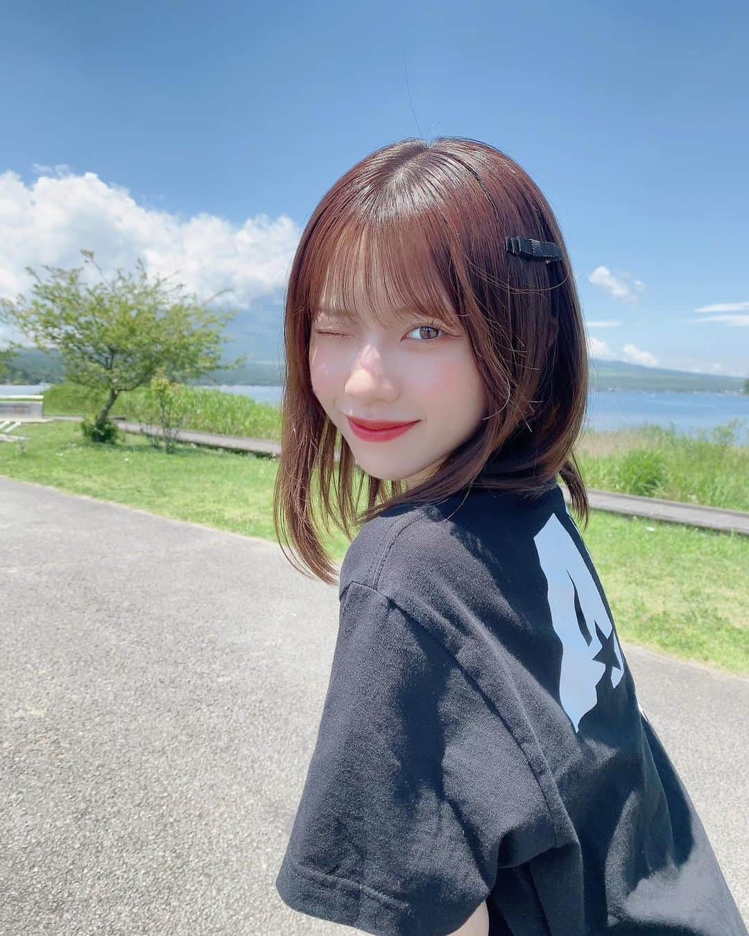 鳴海寿莉亜さんのインスタグラム写真 - (鳴海寿莉亜Instagram)「☻☺︎☻☺︎ 🍉🌞🌴🌺🌈✨ ・ ・ #SPARK2023  夏フェス最高だーーーー！❤️‍🔥 ・ ・ 明日最終日！◡̈ ・ ・ ・ ・ ・ ・ #山中湖 #富士山 #山梨 #153cm #アイドル #ボブ #フォローミー #fashion #daily #cute #hair #girl #instafollow #ootd #followme #qhoto #japanese #instagood #좋아요그램 #셀카그램 #좋아요반사  #팔로우 #맞팔 #소통 #좋아요 #셀카  #팔로우미#전신 #귀여워」7月16日 17時39分 - juria_narumi.official