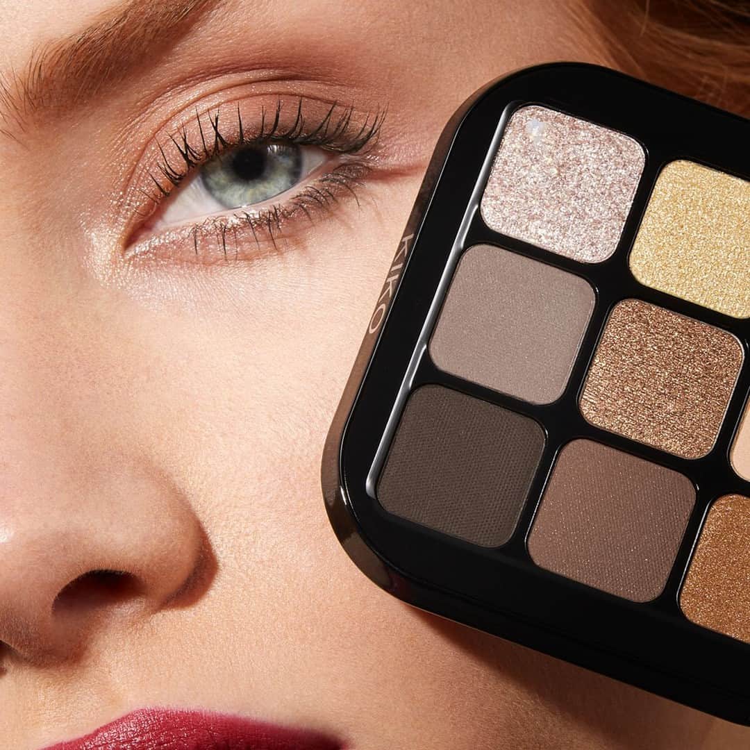 KIKO MILANOさんのインスタグラム写真 - (KIKO MILANOInstagram)「Chill vibes on Sunday with this earthy look! 🌿 Our must-have New Glamour Multi Finish Eyeshadow Palette features 9 shades in various textures and finishes ✨ Elevate your makeup collection and grab it now! 🤎 Available in 6 different variations!⁣ ⁣ #KIKOMilano #eyeshadowpalette #simplemakeuplook #makeupideas #eyeshadowlook⁣ ⁣ New Glamour Multi Finish Eyeshadow Palette 01 - Bright Quartet Eyeshadow Palette 01 - Lasting Precision Automatic Eyeliner And Khôl 12 - Unmeasurable Length Fibers Extension Effect Mascara - Powder Power Lipstick 16⁣ ⁣」7月16日 18時30分 - kikomilano