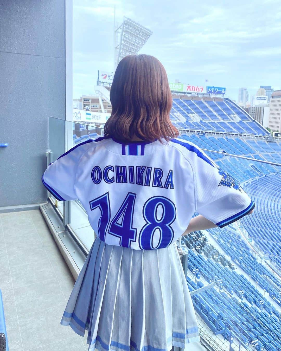 落合希来里さんのインスタグラム写真 - (落合希来里Instagram)「背番号148 落合です 𖤐´-  『BLUE☆LIGHT SERIES 2023 〜SUMMER〜』  皆さんがあたたかく迎えてくださり とても楽しくパフォーマンス することができました...！ 一生の思い出です！！ ありがとうございましたっ⚾️  ＼ I ☆YOKOHAMA ／  #横浜denaベイスターズ」7月16日 19時57分 - _ochiaikirari_