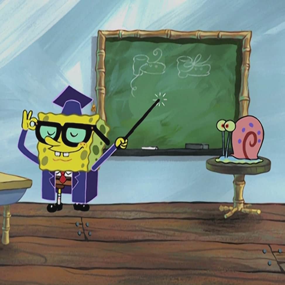 スポンジボブさんのインスタグラム写真 - (スポンジボブInstagram)「write something on the chalkboard」7月17日 1時44分 - spongebob