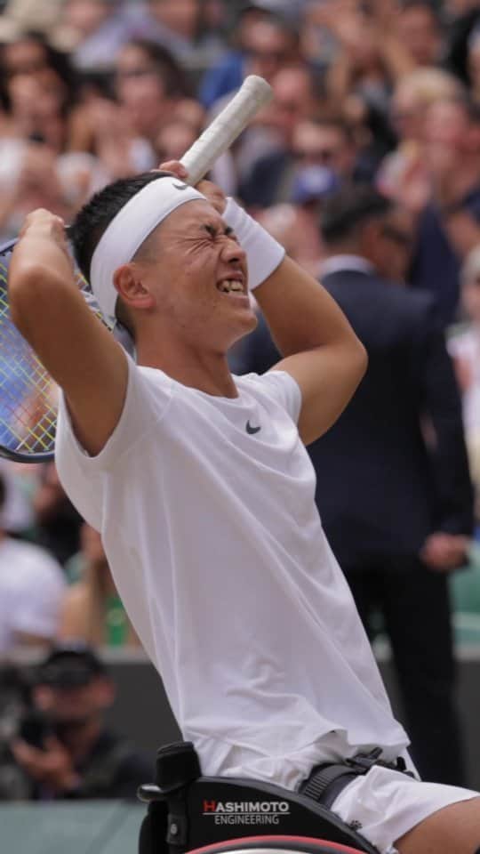 小田凱人のインスタグラム：「17 and living the dream.  Japan's @tokitooda is a Wimbledon champion, beating Alfie Hewett in the 2023 Gentlemen's Wheelchair Singles final 👏  #Wimbledon」