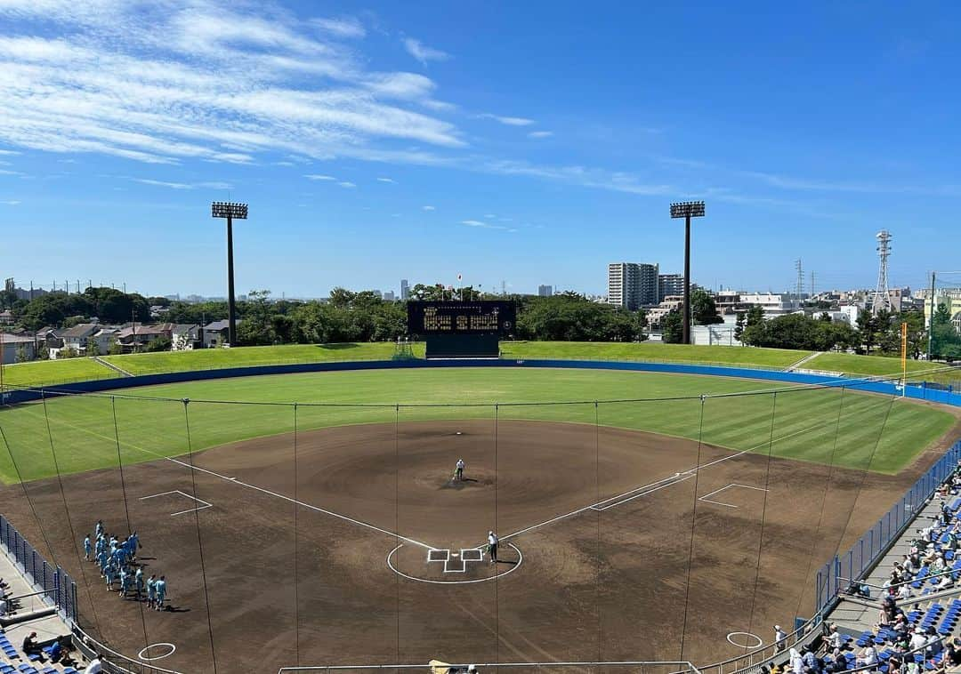 西村志野さんのインスタグラム写真 - (西村志野Instagram)「＊ 夏の高校野球千葉大会は今日から4回戦！  今日は千葉県総合スポーツセンター野球場で 中継スコアラーでした⚾️  放送席からの眺め、最高の景色です。  保護者の方々に取材もさせていただいて その想いも伺った上で見るプレー もう1つ1つに スコアをつけながら グッときてしまいました☺️✨ ＊ #高校野球 #高校野球千葉大会 #千葉 #高校野球千葉 #千葉県総合スポーツセンター野球場  #天台 #取材 #スコアラー #中継 #野球中継 #千葉テレビ #この夏に熱響を  #チバテレ #高校球児 #甲子園 #野球 #球場 #リポーター #野球好き #野球女子 #高校野球好き  #野球MC #野球リポーター #野球アナウンサー #アナウンサー #フリーアナウンサー #西村志野」7月16日 21時24分 - shinonishimura_