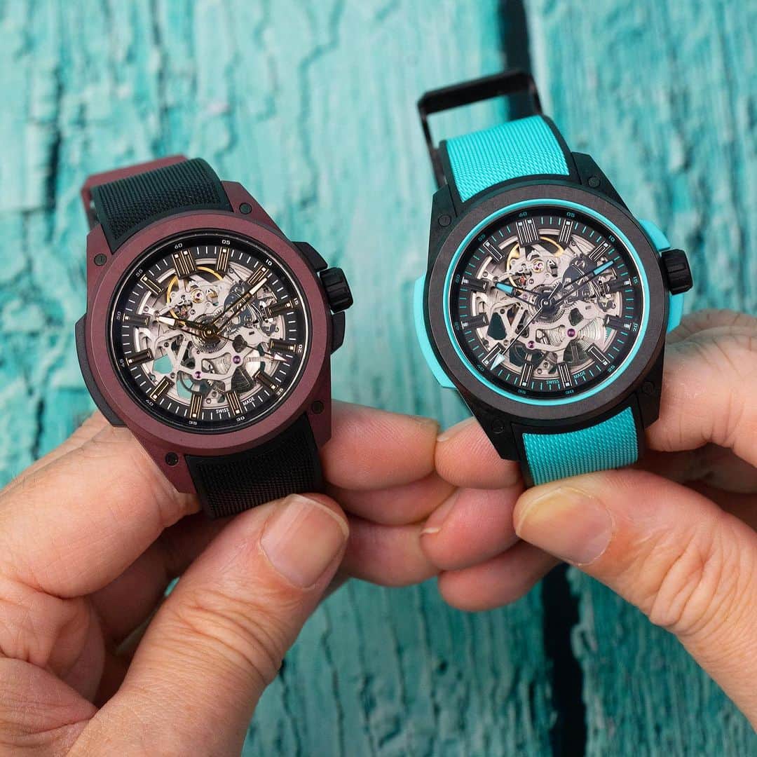 Daily Watchさんのインスタグラム写真 - (Daily WatchInstagram)「Whether your holiday destination this summer is Marbella, Mallorca or Mykonos, the turquoise @norqain Wild One Skeleton might be your ultimate Summer Watch.. #norqain #norqainer #norqainwildone」7月16日 21時40分 - dailywatch