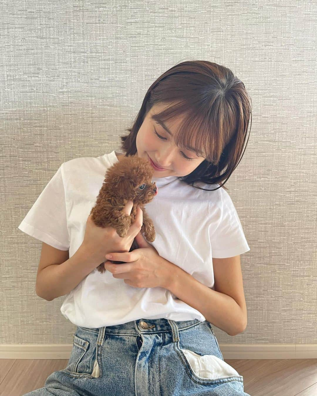 浜﨑日香里さんのインスタグラム写真 - (浜﨑日香里Instagram)「新たな家族ができました🐶🐶 ププとティティです🐾 (1枚目右ププ 左ティティ)  ティティは、実家に仲間入り そしてププは、我が家に仲間入りすることになりました🩷 ママデビューでしました🤣🤱  これからププと過ごしていく毎日が 楽しみで仕方ありません🩷 ププと沢山思い出を作っていきたいなぁ☺️  これからププとティティをよろしくお願いします🩷」7月16日 21時42分 - hamasaki_hikari