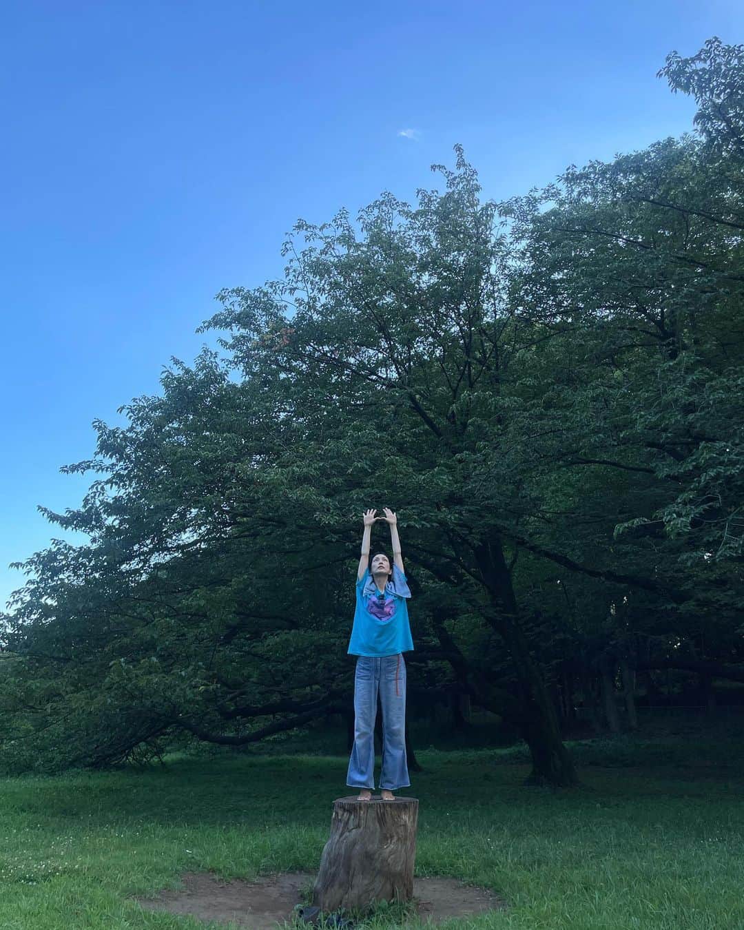 奥田恵梨華さんのインスタグラム写真 - (奥田恵梨華Instagram)「木が好きです  #木のポーズ」7月16日 21時48分 - erikaokuda_official