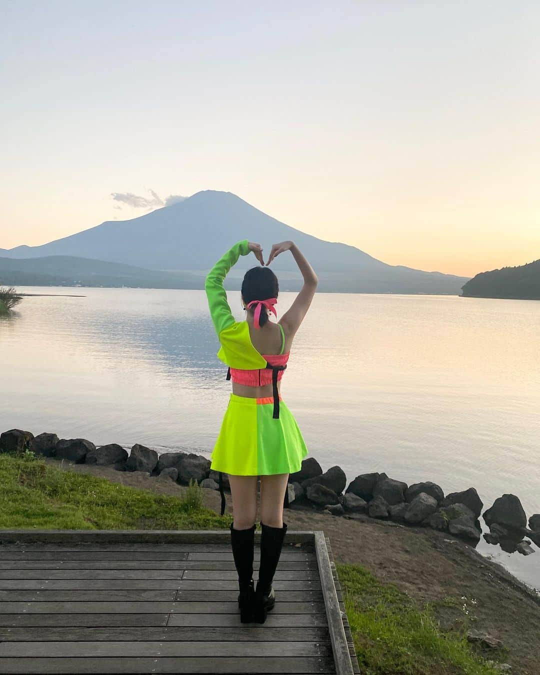 一岡伶奈のインスタグラム：「SPARK 2023 in YAMANAKAKO ありがとう🫶🏻  #一岡伶奈 #BEYOOOOONDS #ハロプロ #アイドル #idol  #spark」