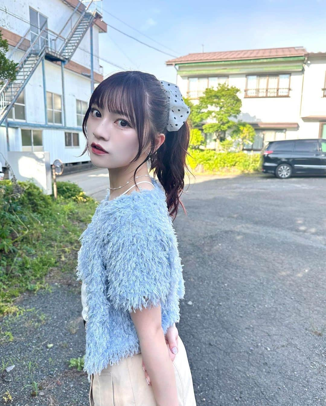 廣川奈々聖さんのインスタグラム写真 - (廣川奈々聖Instagram)「夏に恋していますᐡ ᴗ ̫ ᴗ ᐡ💭💭 ⁡ ⁡🐈 ⁡ #ななせのふく #私服 #夏コーデ #ポニーテール #meemselect #ootdfashion」7月16日 22時02分 - nanaseven7_u_u