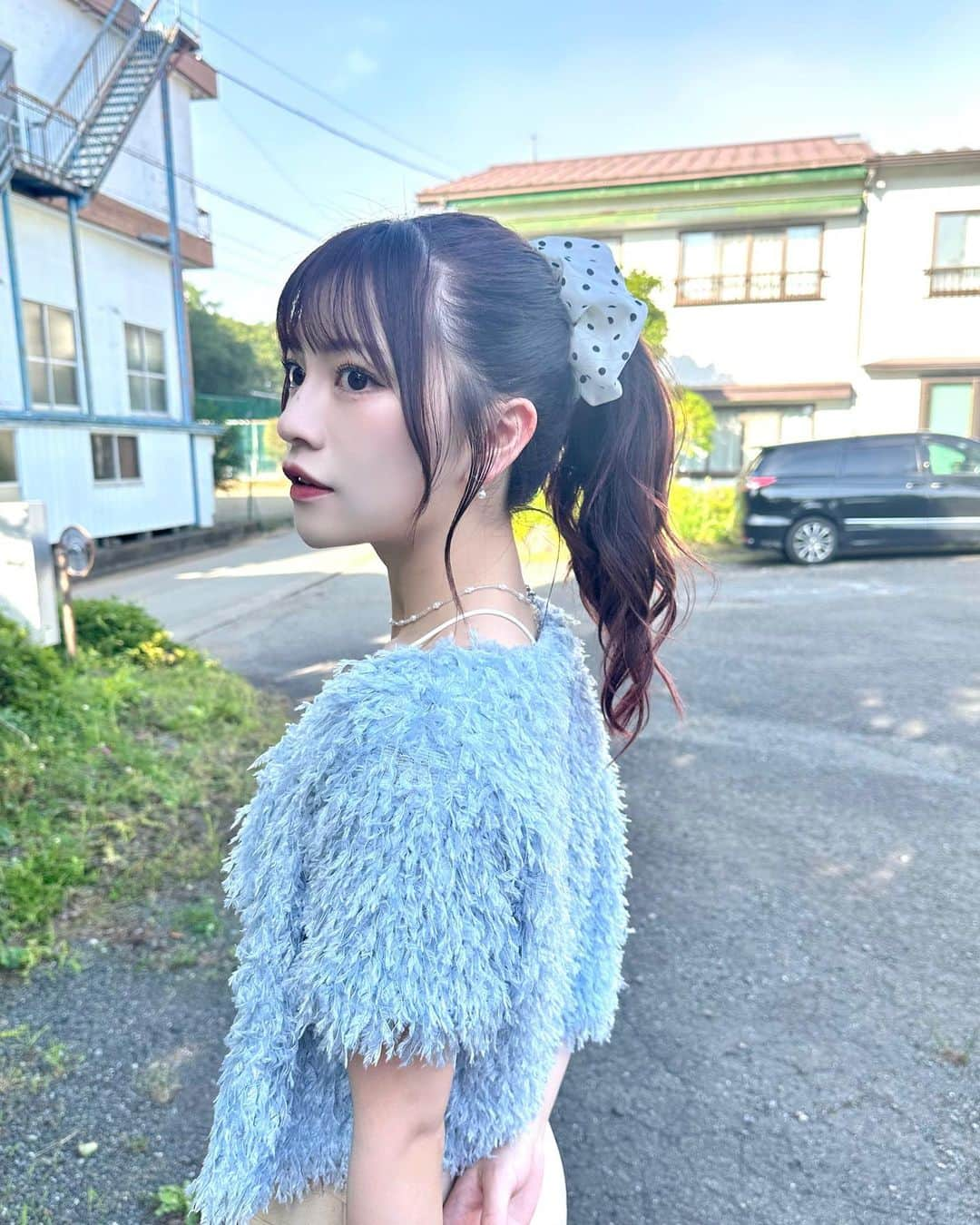 廣川奈々聖さんのインスタグラム写真 - (廣川奈々聖Instagram)「夏に恋していますᐡ ᴗ ̫ ᴗ ᐡ💭💭 ⁡ ⁡🐈 ⁡ #ななせのふく #私服 #夏コーデ #ポニーテール #meemselect #ootdfashion」7月16日 22時02分 - nanaseven7_u_u