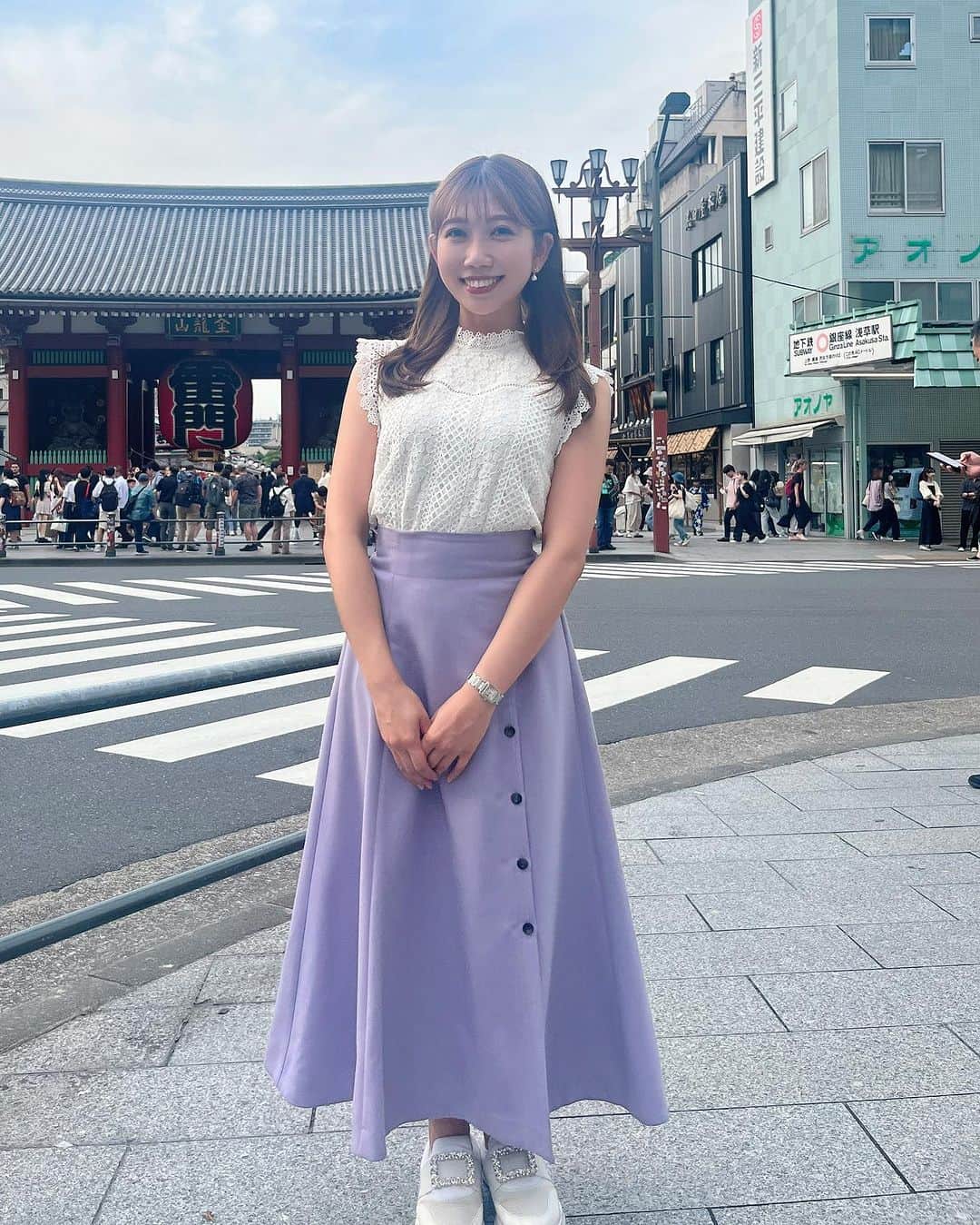 黒田菜月さんのインスタグラム写真 - (黒田菜月Instagram)「三連休はいかがですか😎☀️ #気象予報士 #アナウンサー #セント ...