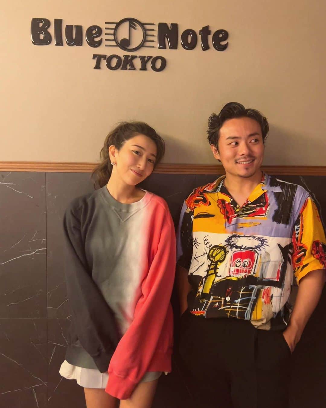 木嶋真優のインスタグラム：「With wonderful @takeshi_music  @bluenotetokyo 💫」