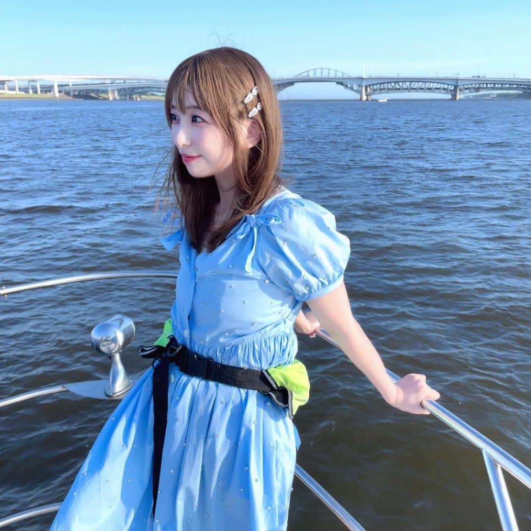 福田花音さんのインスタグラム写真 - (福田花音Instagram)「最高の夏の思い出〜🌻🚢」7月16日 22時54分 - kanon_fukuda