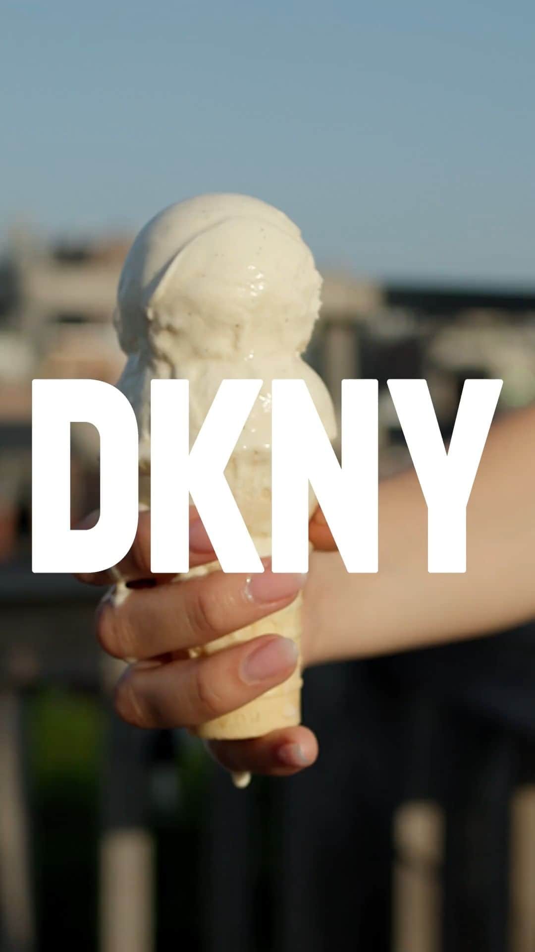 DKNYのインスタグラム：「Taking the drip to new heights on National Ice Cream Day.  #IFEELDKNY」