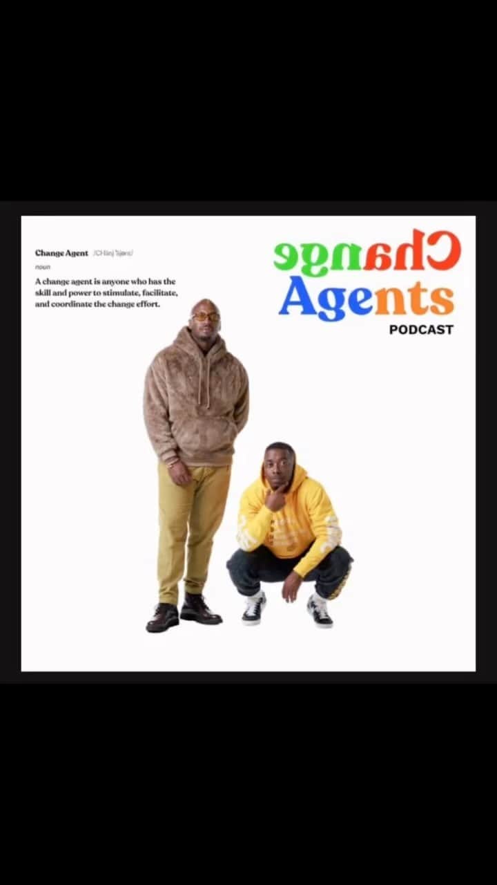 ミュージック・ソウルチャイルドのインスタグラム：「Happy Sunday Y’all!   Got A Few Minutes? Head Over To #Spotify To Hear My Conversation On “Change Agents Podcast” with @CalebSeales & @DontHateTrav Live From @thehbuc   #ChangeAgentsPodcast」