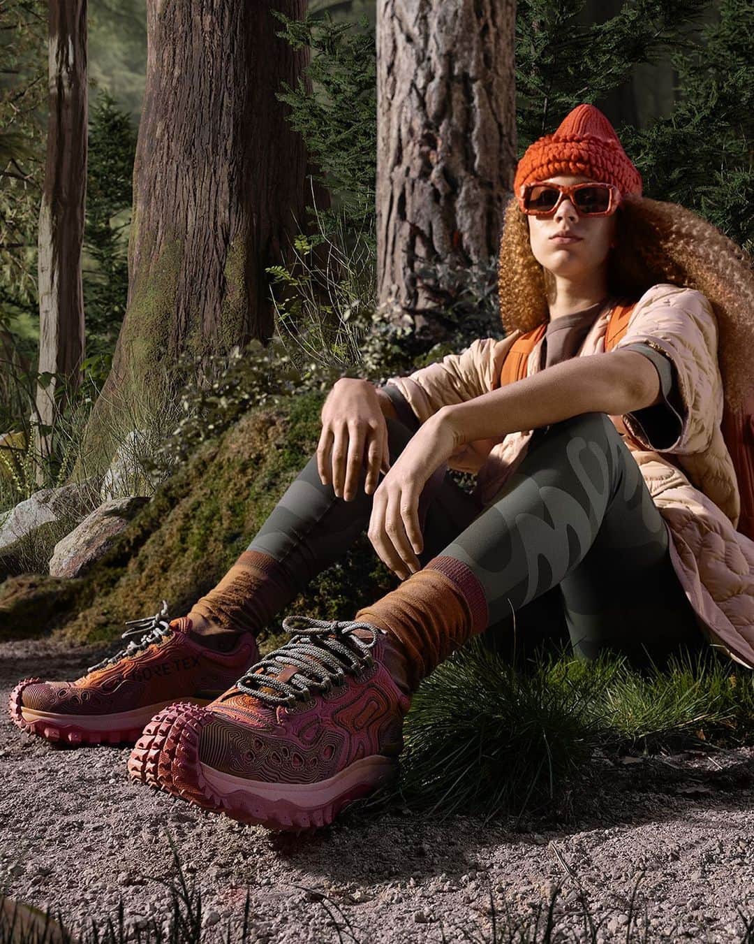 モンクレールのインスタグラム：「An ode to the timeless relationship between people and nature. Functional, practical, personal. An avid hiker, Salehe taps into Moncler’s DNA to envision a utilitarian uniform made for the outdoors.  Shop the full Moncler x Salehe Bembury collection now on moncler.com.  #MONCLERGENIUS #MONCLERSALEHEBEMBURY」