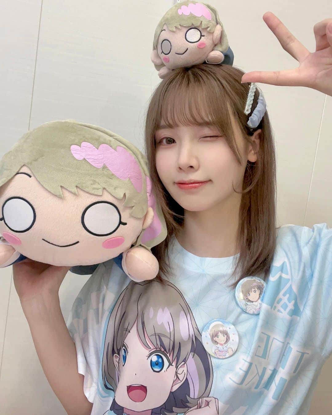 Liyuu（リーユウ）のインスタグラム：「可可生日快乐🍨 可可ちゃん誕生日おめでとう！！  大好きだよ。 これからも、よろしくね♪  ずっと、一緒に。 #唐可可生誕祭2023  #唐可可誕生祭2023」
