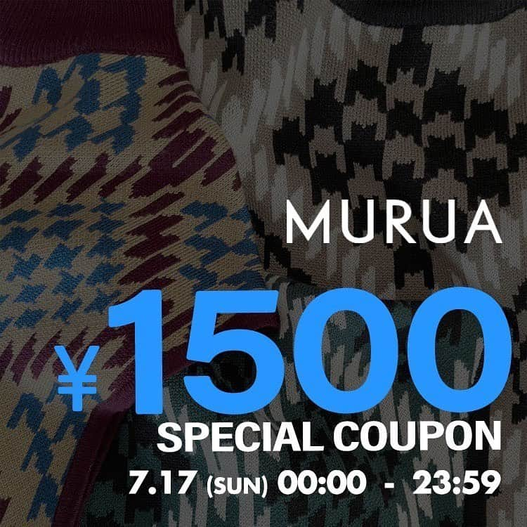 MURUAさんのインスタグラム写真 - (MURUAInstagram)「-- ZOZONEWS --  只今よりZOZOTOWNにて¥1,500 OFF クーポンプレゼント🎁  お得なこの機会に @murua_official のTOPのURLからチェックしてね✔︎  #murua #MURUA2023ss #MURUA2023spring #zozotown #coupon」7月17日 0時00分 - murua_official