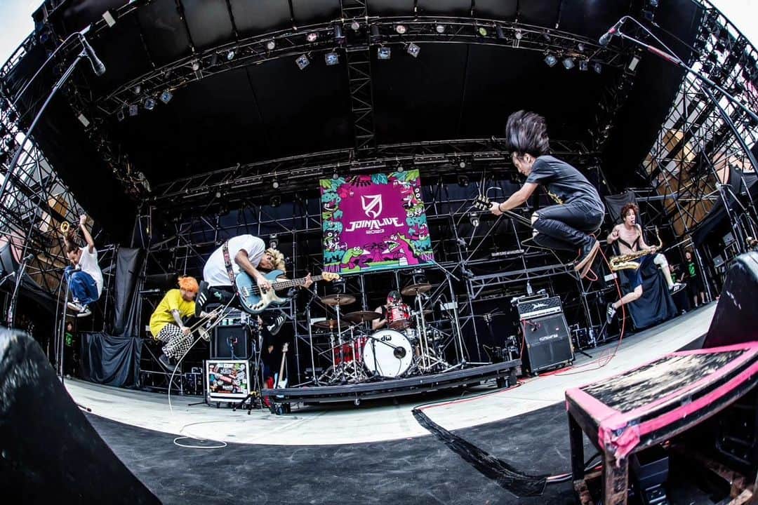 HEY-SMITHのインスタグラム：「7/16(日) 北海道 いわみざわ公園 “JOIN ALIVE 2023” photo by @hayachinphoto」