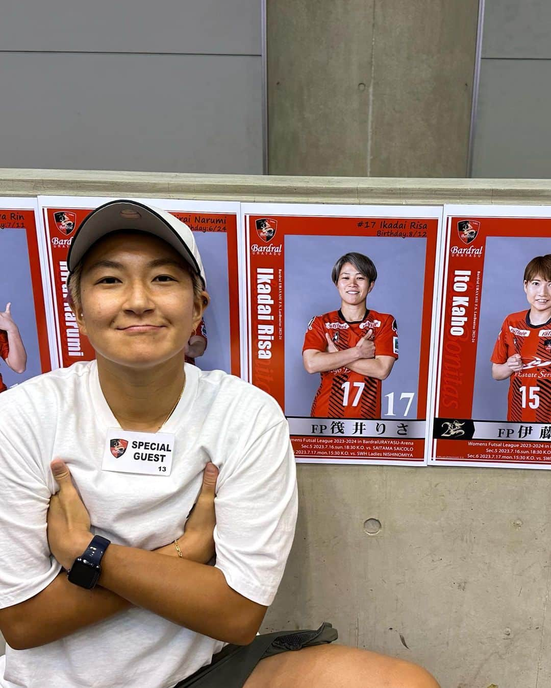 菅澤優衣香さんのインスタグラム写真 - (菅澤優衣香Instagram)「フットサル観戦⚽️ りっくんないっしゅー🤩 お疲れ様🫰🏻 ・ ・  #バルドラール浦安ラスボニータス   #バルドラール浦安  #フットサル  #浦安  @ikaleee」7月17日 9時57分 - yuippppp_9