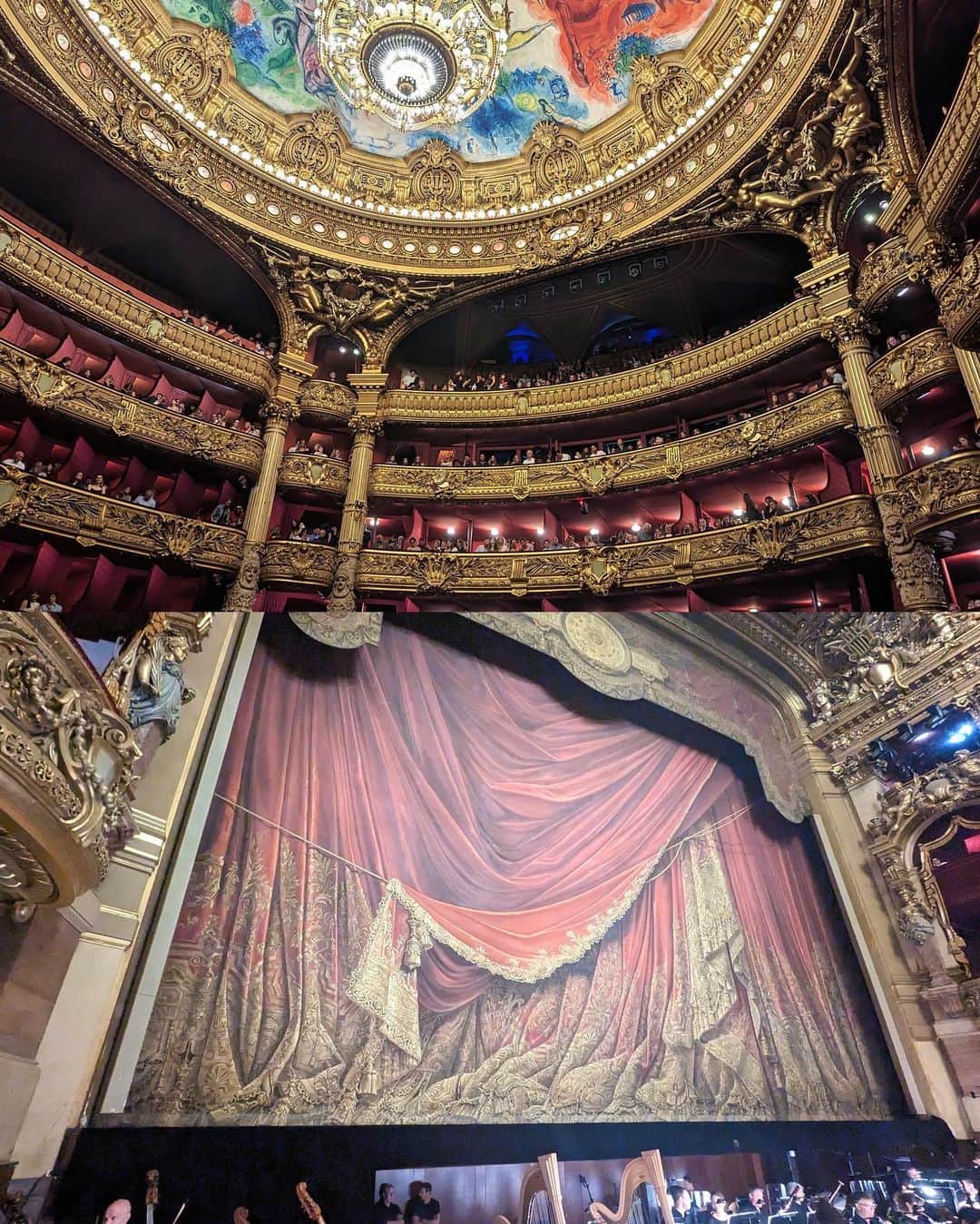 安岡あゆみさんのインスタグラム写真 - (安岡あゆみInstagram)「. タイプは違えど、どちらも圧巻で貴重な体験ができました👏🏻 . 📍オペラ座 パリの中心にある「オペラ座」でバレエ観劇🩰 劇場内の内装は絢爛豪華で、特にグラン・フォワイエと呼ばれる休憩時間を過ごす部屋は、宮殿以上に煌びやかさ✨ 最前列だったのですが日本ではまずない超至近距離かつカーテンコールは撮影OKで驚きました。 . 📍ムーラン・ルージュ パリで最も有名なキャバレー「ムーラン・ルージュ」 残念ながら撮影は一切NGですが、ショーの最を蹴り上げる動きが特徴的なフレンチカンカンや、鍛え抜かれたダンサーたちが繰り広げる華麗なショーはスリリングで大興奮の一夜となりました👯‍♀️ . . #paris #france #operahouse #moulinrouge #ayumi_y_travel #パリ #フランス #パリ旅行 #フランス旅行 #オペラ座 #ムーランルージュ #ヨーロッパ旅行 #ヨーロッパ周遊」7月17日 2時10分 - ayumi_yasuoka