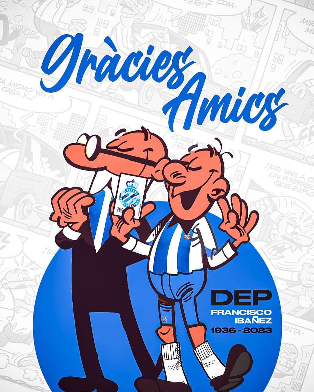 RCDエスパニョールのインスタグラム：「𝐌𝐚́𝐬 𝐠𝐫𝐚𝐧𝐝𝐞 𝐪𝐮𝐞 𝐧𝐮𝐧𝐜𝐚  #RCDE」
