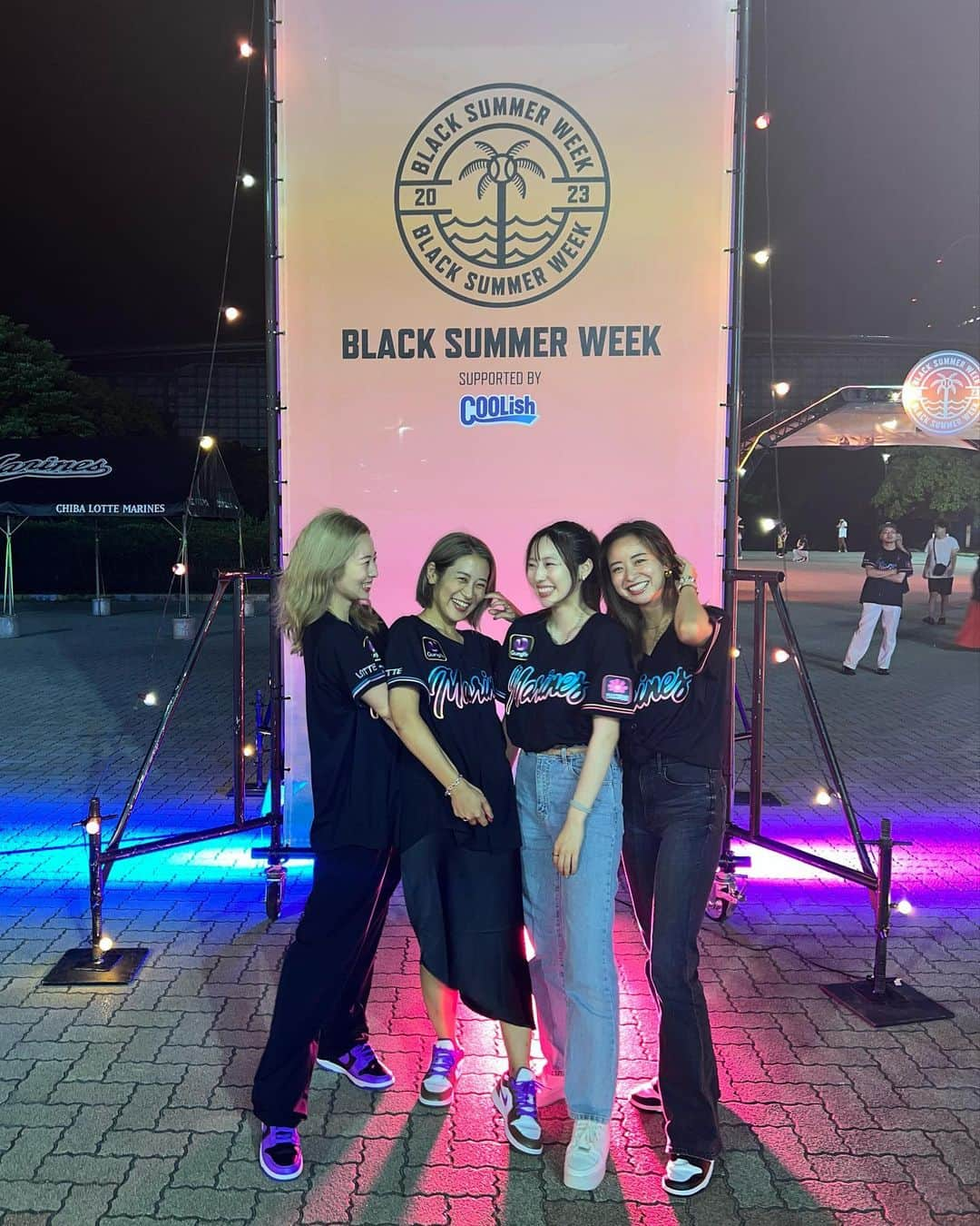 菅真鈴さんのインスタグラム写真 - (菅真鈴Instagram)「⁡ . ⁡ 野球観戦したよ⚾️✨ ⁡ black summer week🌴✨ 可愛いデザインだし、 スペシャルライブもあって最高に夏感じた☺️❤︎ ⁡ #blacksummerweek ⁡」7月17日 11時07分 - marin.21s