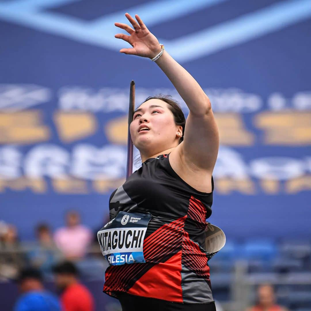 北口榛花のインスタグラム：「New Japanese 🇯🇵 record in javelin❗️  @giantbaby_paru won Diamond 💎 League at @memorial_kamili_skolimowskiej with a huge throw of 67.04 💥  ✅ National record ✅ Meeting record ✅ World lead ✅ Personal best  📸 @fot.pawelskraba」