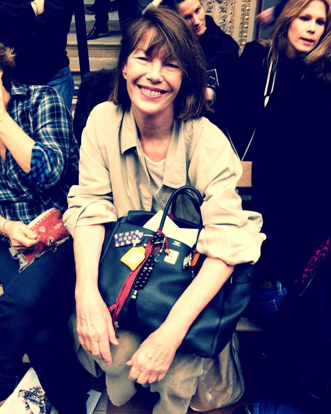 Vogueさんのインスタグラム写真 - (VogueInstagram)「Jane Birkin’s achievements were manifold. As well as her many accomplishments in music and drama, she was arguably the greatest embodiment of cultural entente cordiale there has ever been. The woman herself, however, was wryly aware—and drily amused—about the reality of her name’s legacy. As she told Vogue’s Luke Leitch at the Hermès Fall 2012 show in March that year: “now when I go to America to sing they say Birkin? Like the bag? I say ‘Yes indeed: and the bag will now sing’.” At the link in bio, read the story of how the famous bag came to be in Birkin’s own words. Photo: @luke_leitch」7月17日 5時50分 - voguemagazine